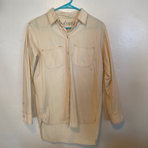 Madewell Boyfriend Oversized Button Down Shirt - Picture 1 of 9